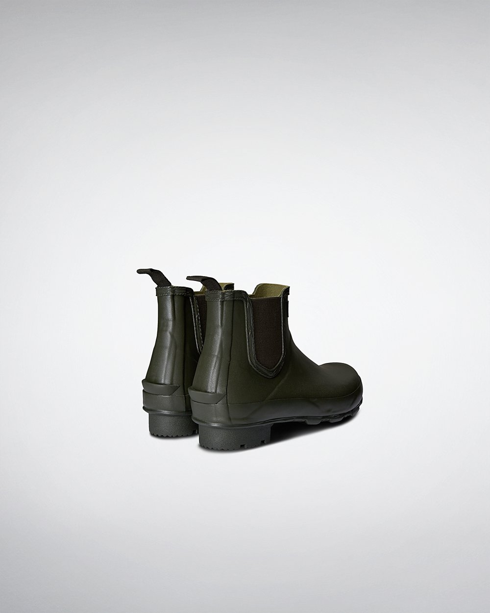 Hunter Norris Field Chelsea Boots - Online Sale Mens Dark Olive - QTIDHL769